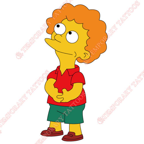 The Simpsons Customize Temporary Tattoos Stickers NO.3664